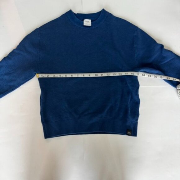 ZARA Blue Ribbed Knit Sweater | Size 9–10 (140 cm) - Picture 10 of 13